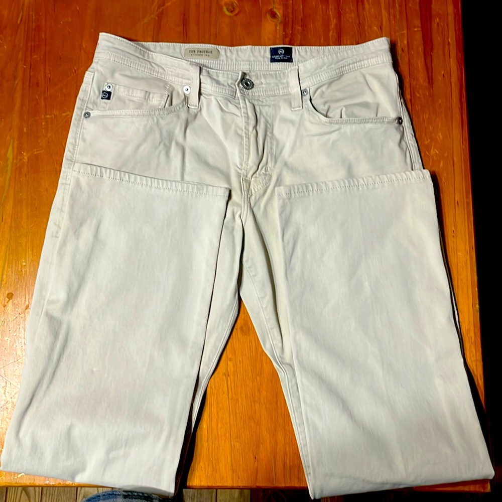 AG Adriano Goldschmied Beige Pants